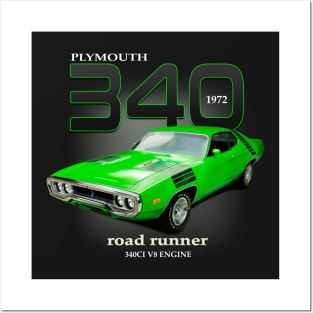 Plymouth 1972 Road Runner Posters and Art